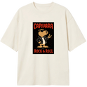"Capivara Rock & Roll  DTG" Camiseta Oversized Classic