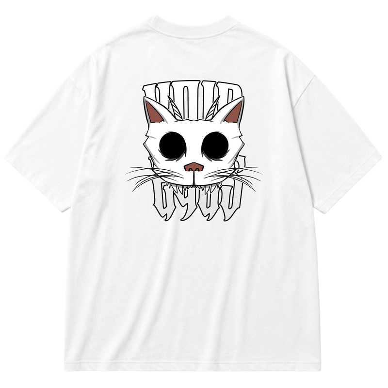 "Oversized Cotton - Cat Void" Oversized Premium 96% algodão 4% Elastano