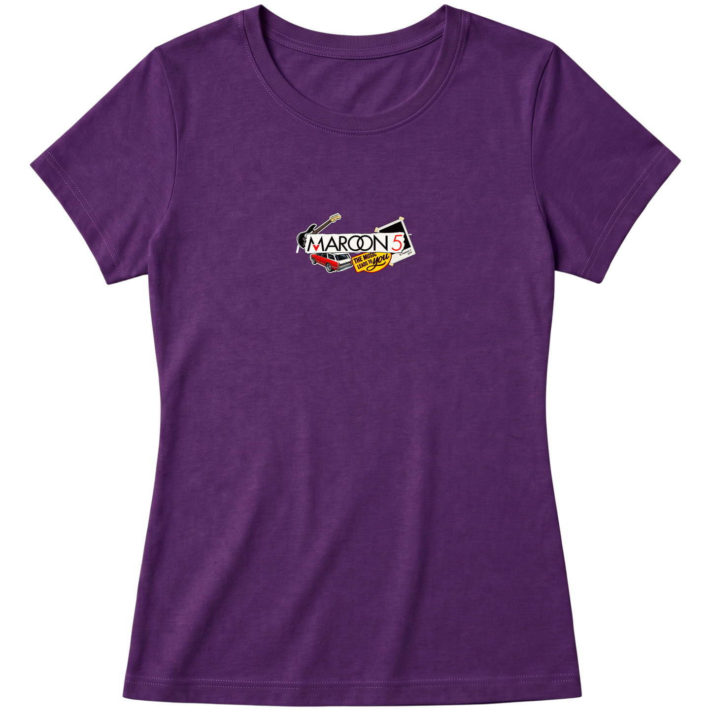 "Maroon 5 - Elementos" Blusa Baby Look