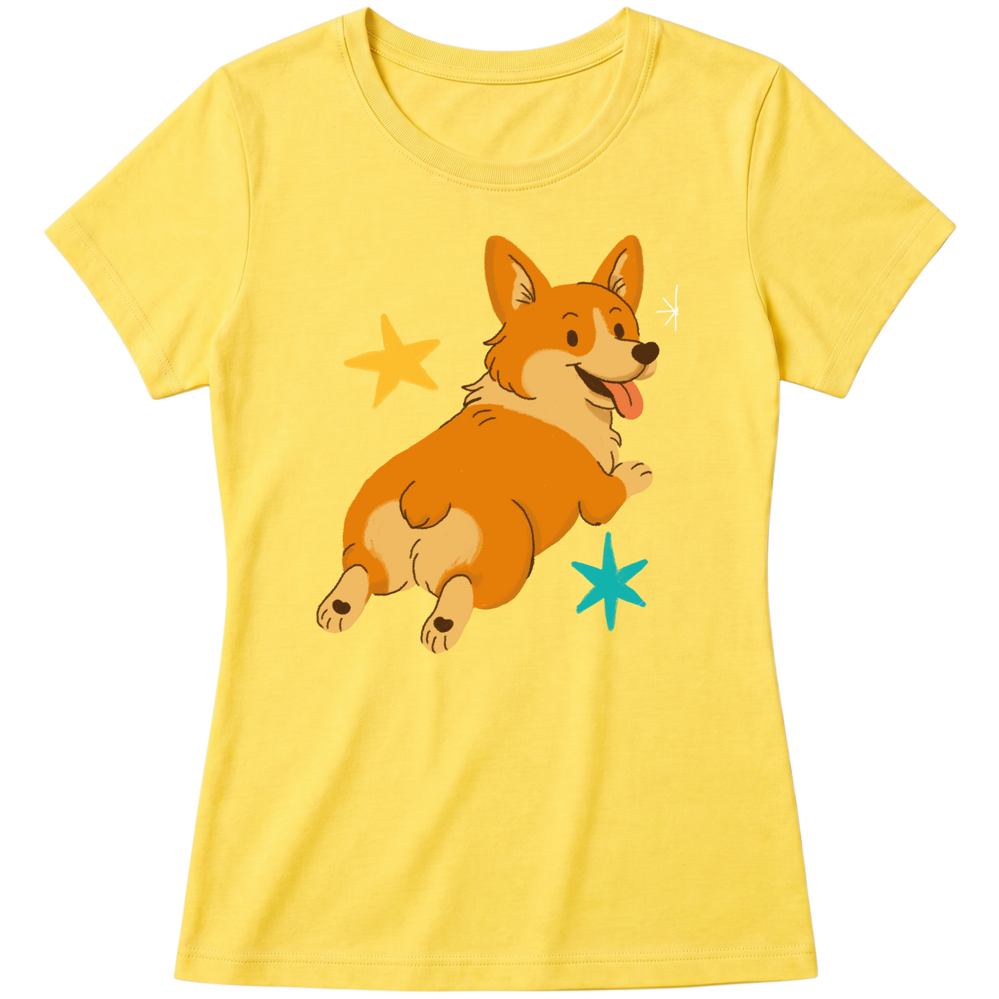 "Corgi" Blusa Baby Look