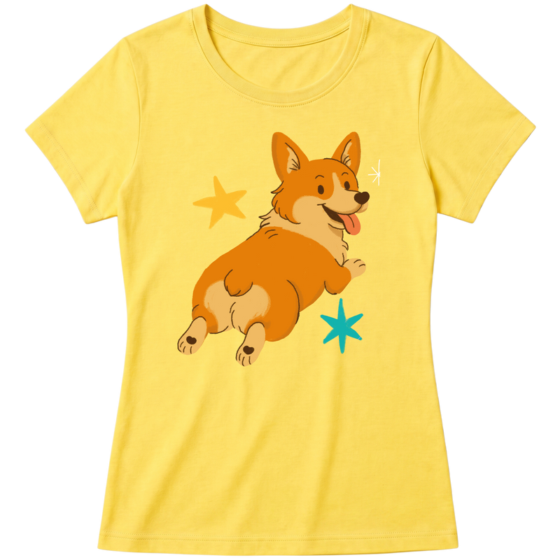 "Corgi" Blusa Baby Look