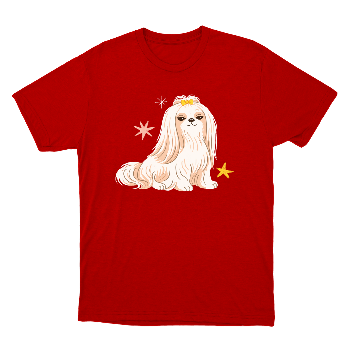 "Lhasa apso" Camiseta Básica Unissex