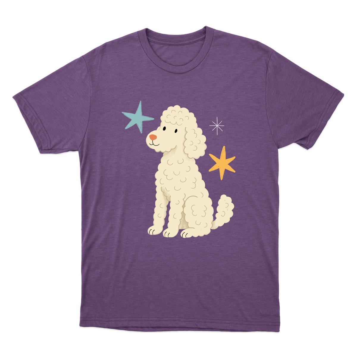 "Poodle" Camiseta Básica Unissex