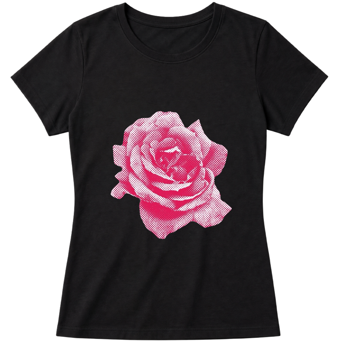 "Baby Look Pinky Rose" Blusa Baby Look