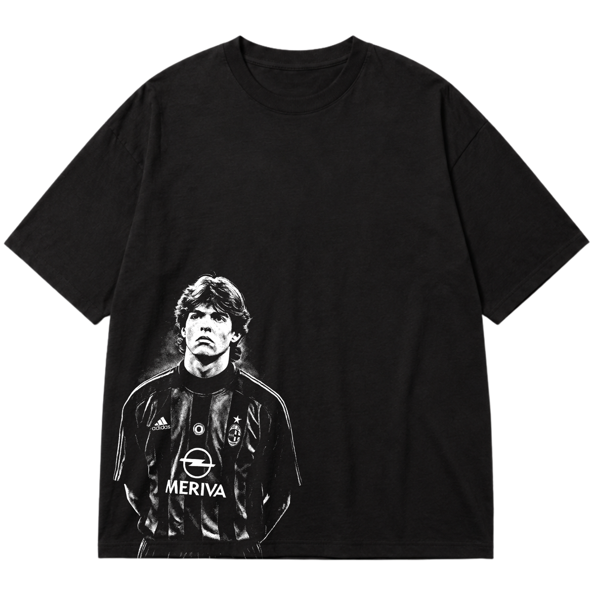 "Ícone dos gramados, eternizado no streetwear." Oversized Premium 96% algodão 4% Elastano