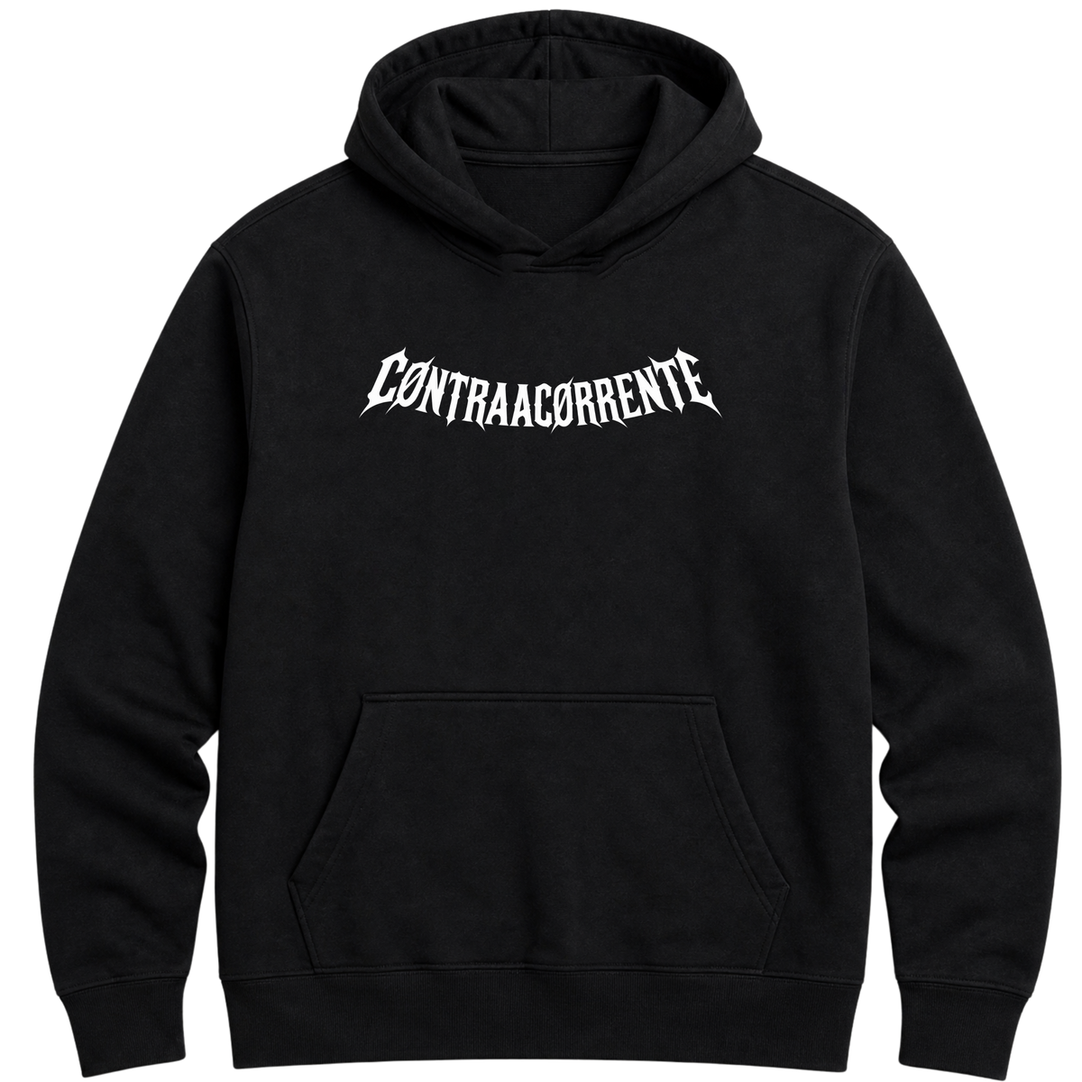 "Moletom (Canguru com capuz) Hoodie Essential #004 - CØNTRAACØRRENTE" Moletom Premium
