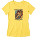 "Estampa /MAIS FÉ" Blusa Baby Look