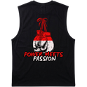 "Camiseta oversized estampa de boxe" Tank Top Machão Suedine