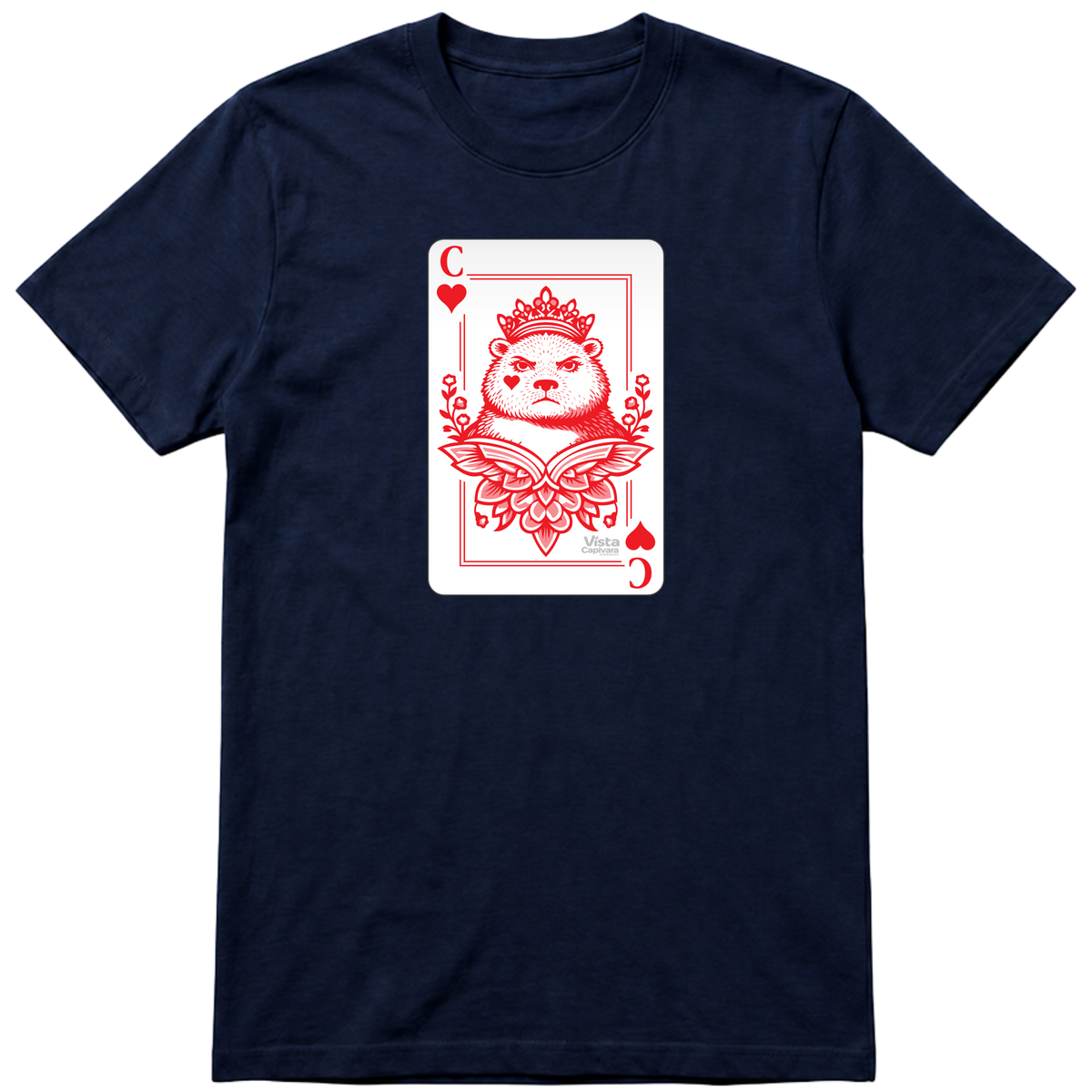 "Capivara de Copas DTG" Camiseta Premium Unissex