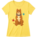 "Pitbull" Blusa Baby Look