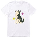 "Husky siberiano" Camiseta Básica Unissex