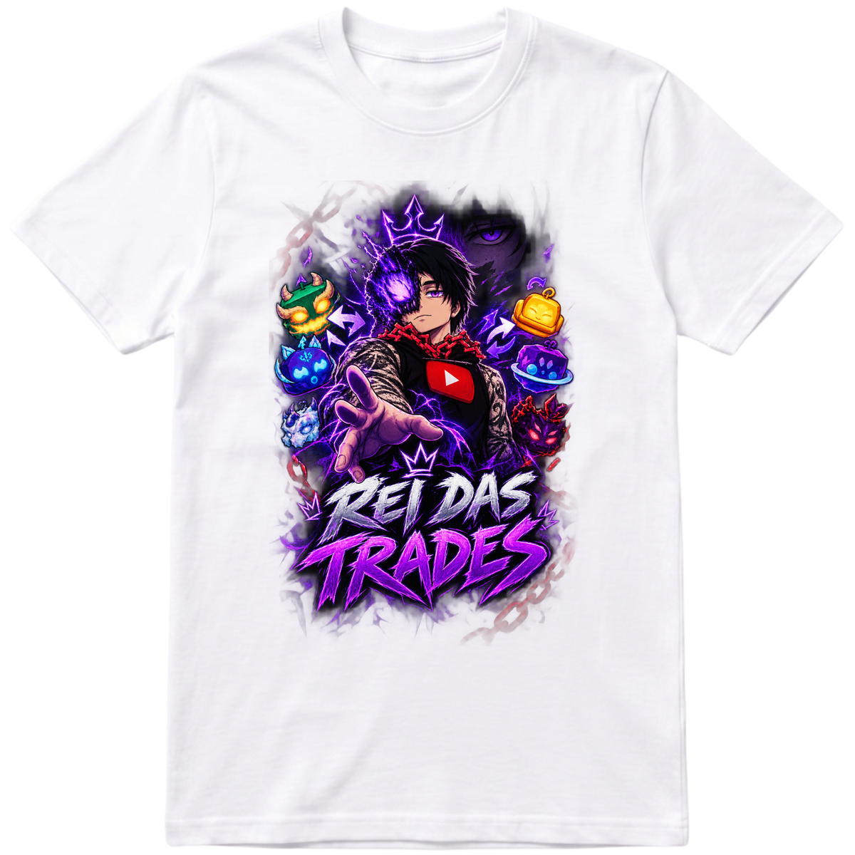 "Camisa basica rei das trades - GameFicou" Camiseta Premium Unissex Bunker Studios