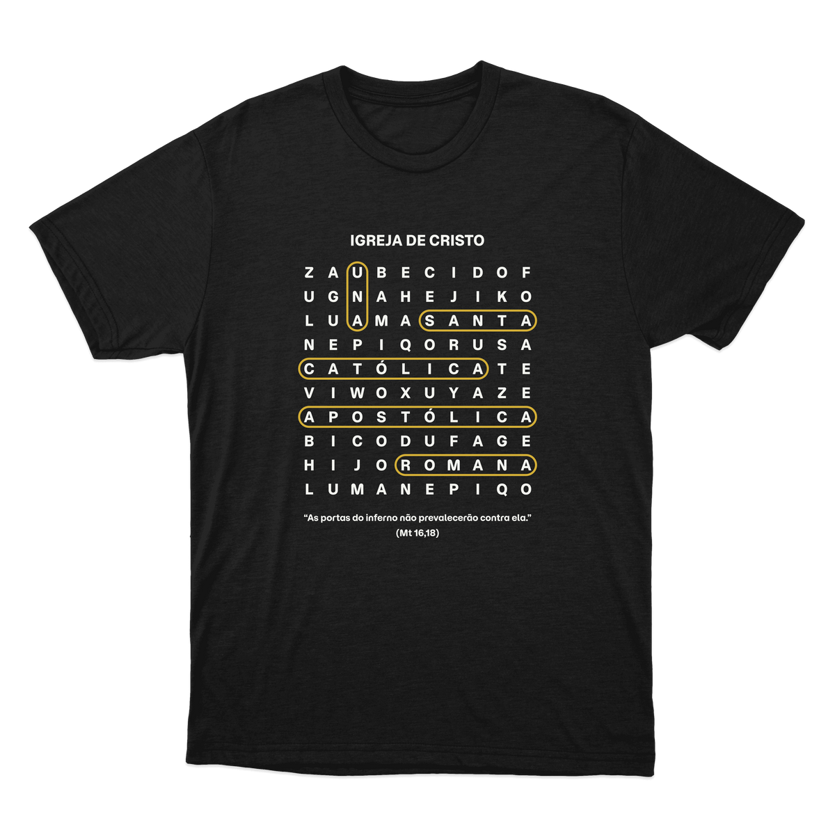 "Igreja de Cristo" Camiseta regular básica
