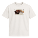 "Estampa/NOBRE CONEXÃO" Camiseta Regular Suedine
