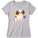 "Shih-tzu" Blusa Baby Look