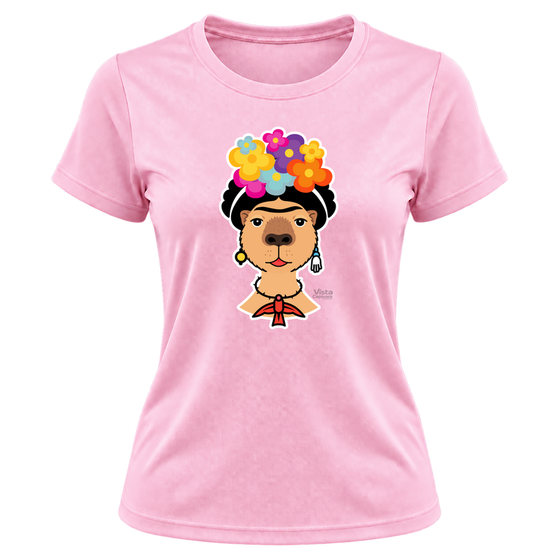 "Frida Kahpivara DTG" Camiseta Dryfit Feminina Basic