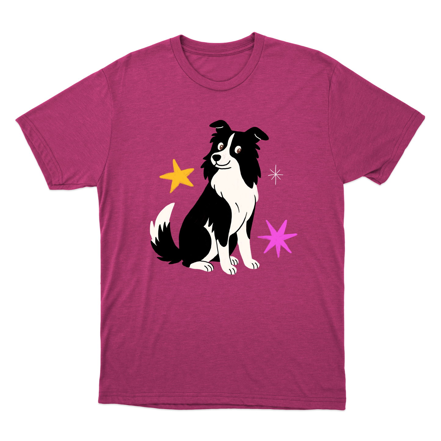 "Border Collie" Camiseta Básica Unissex