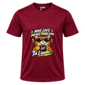 "Camiseta Mais cafe menos problema" Camiseta Dryfit Masculina Basic
