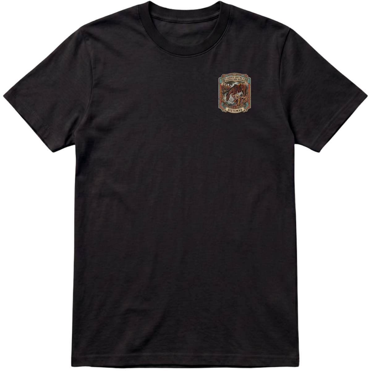 "Estampa QUEM ME GUARDA NÃO DORME" Camiseta Premium Unissex Bunker Studios