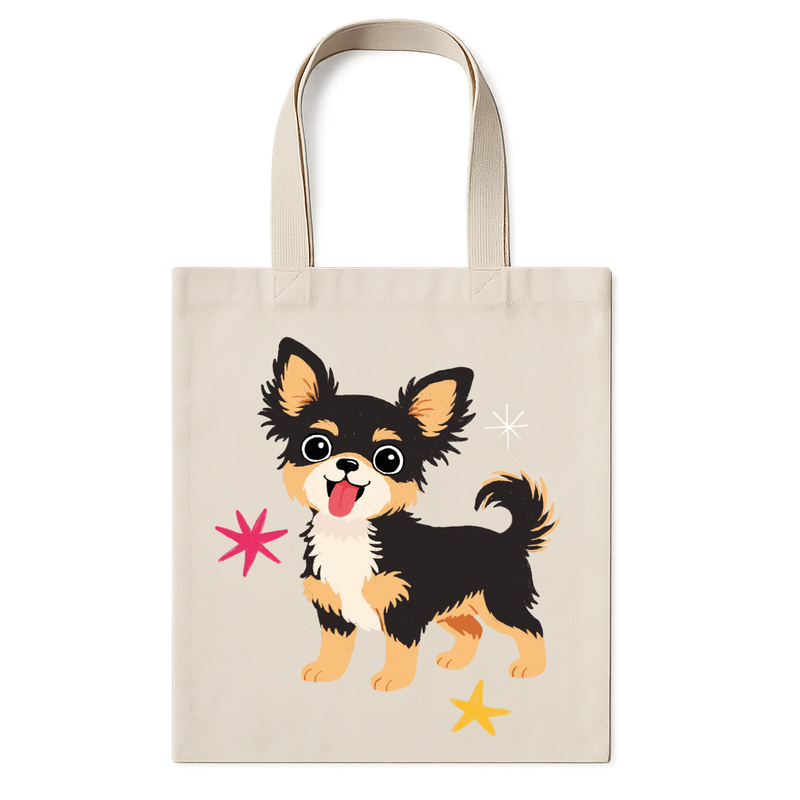 "Chihuahua de pelo longo" Ecobag