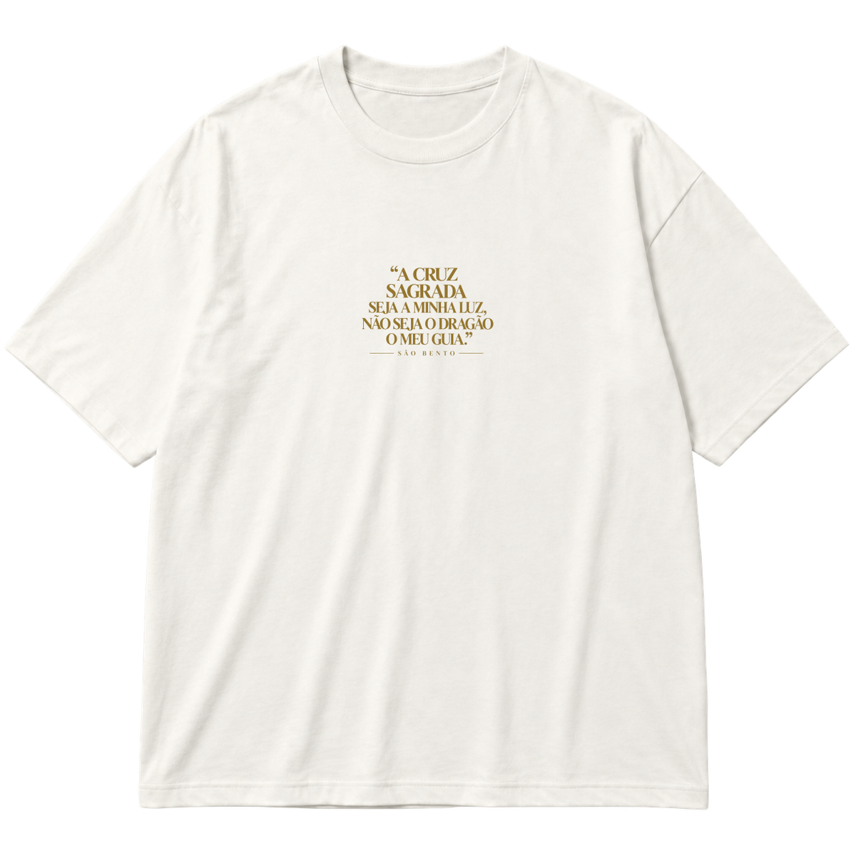 "Oversized - São Bento" Oversized Premium 96% algodão 4% Elastano