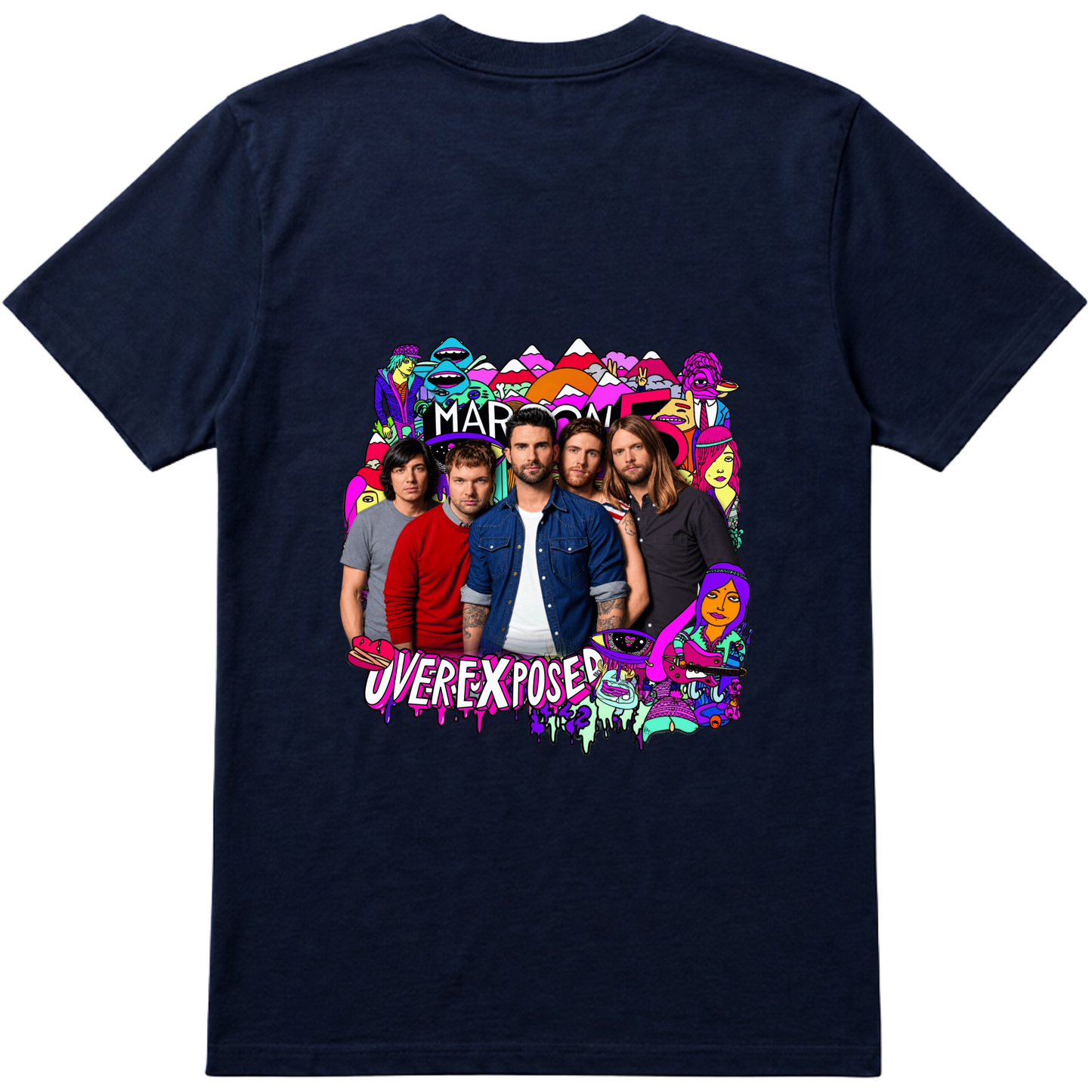 "Maroon 5 — Overexposed" Camiseta Premium Unissex