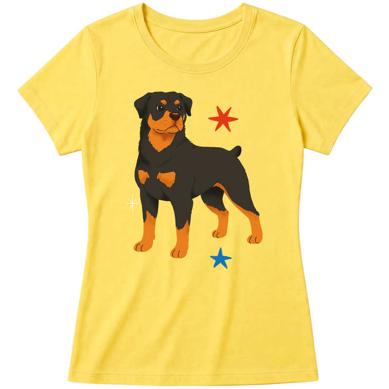 "Rottweiler" Blusa Baby Look