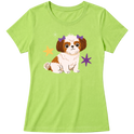 "Shih-tzu" Blusa Baby Look