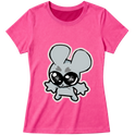 "Baby Look Classic Ratito – Camiseta Feminina Estampada Fofa" Blusa Baby Look