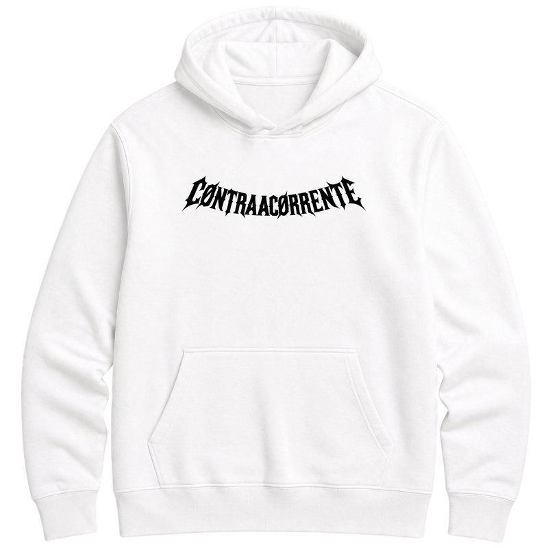 "Moletom (Canguru com capuz) Hoodie Essential #004 - CØNTRAACØRRENTE" Moletom Premium