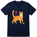 "Gato amarelo" Camiseta Básica Unissex