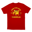 "Não tem luxo mas tem cerveja" Camiseta Básica Unissex