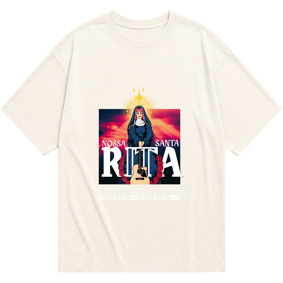 "Santa Rita Lee" Camiseta Oversized Básica