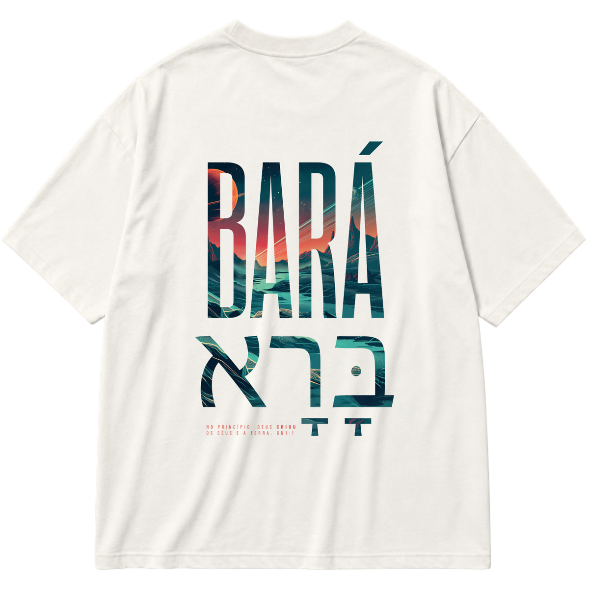 "Bará - Criação | Cotton" Oversized Premium 96% algodão 4% Elastano