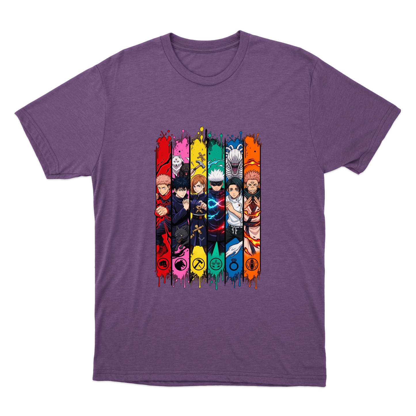 "Personagens - Jujutsu" Camiseta Básica Unissex