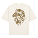 "Que ruja o leão" Camiseta Oversized Suedine 220g