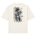 "Oversized Suedine - Warrior Mindset" Camiseta Oversized Suedine 220g