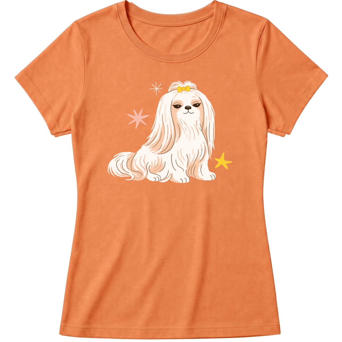 "lhasa apso" Blusa Baby Look