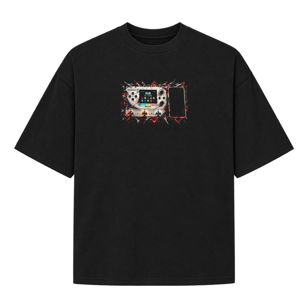 "SAMUEL MARTINS MOOER" Camiseta Oversized Suedine 220g