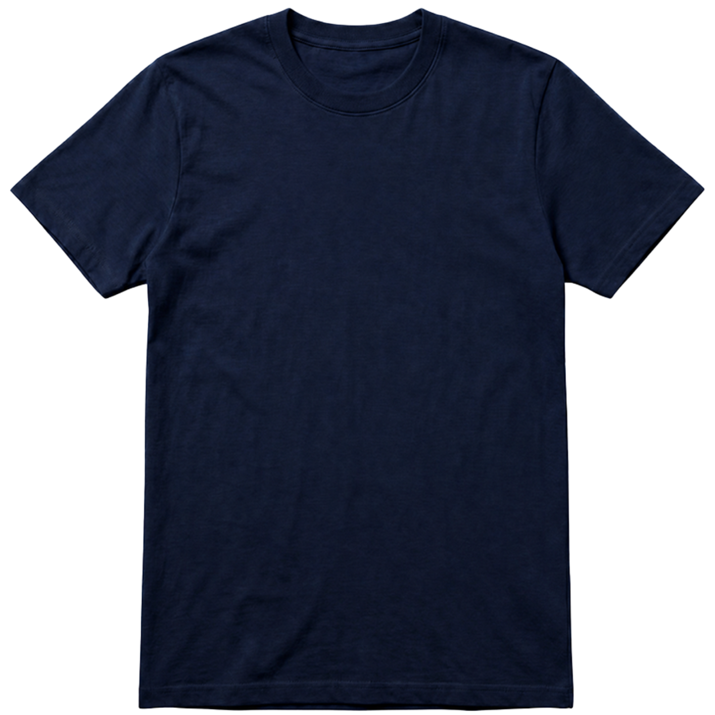 "Camisa lisa regular Basic" Camiseta Regular 100% Algodão Penteado LISO