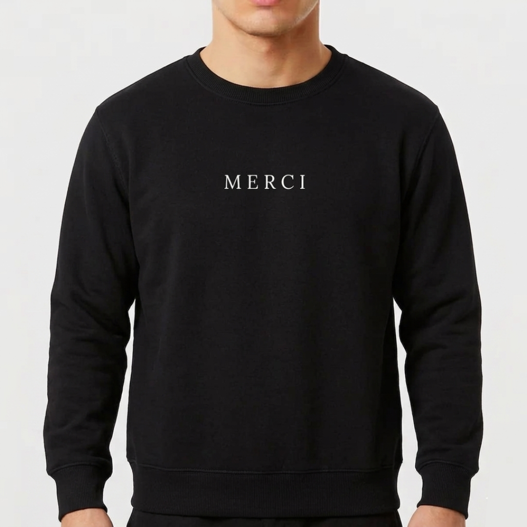Blusão moletom MERCI
