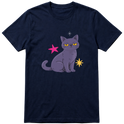"Gata cinza" Camiseta Básica Unissex