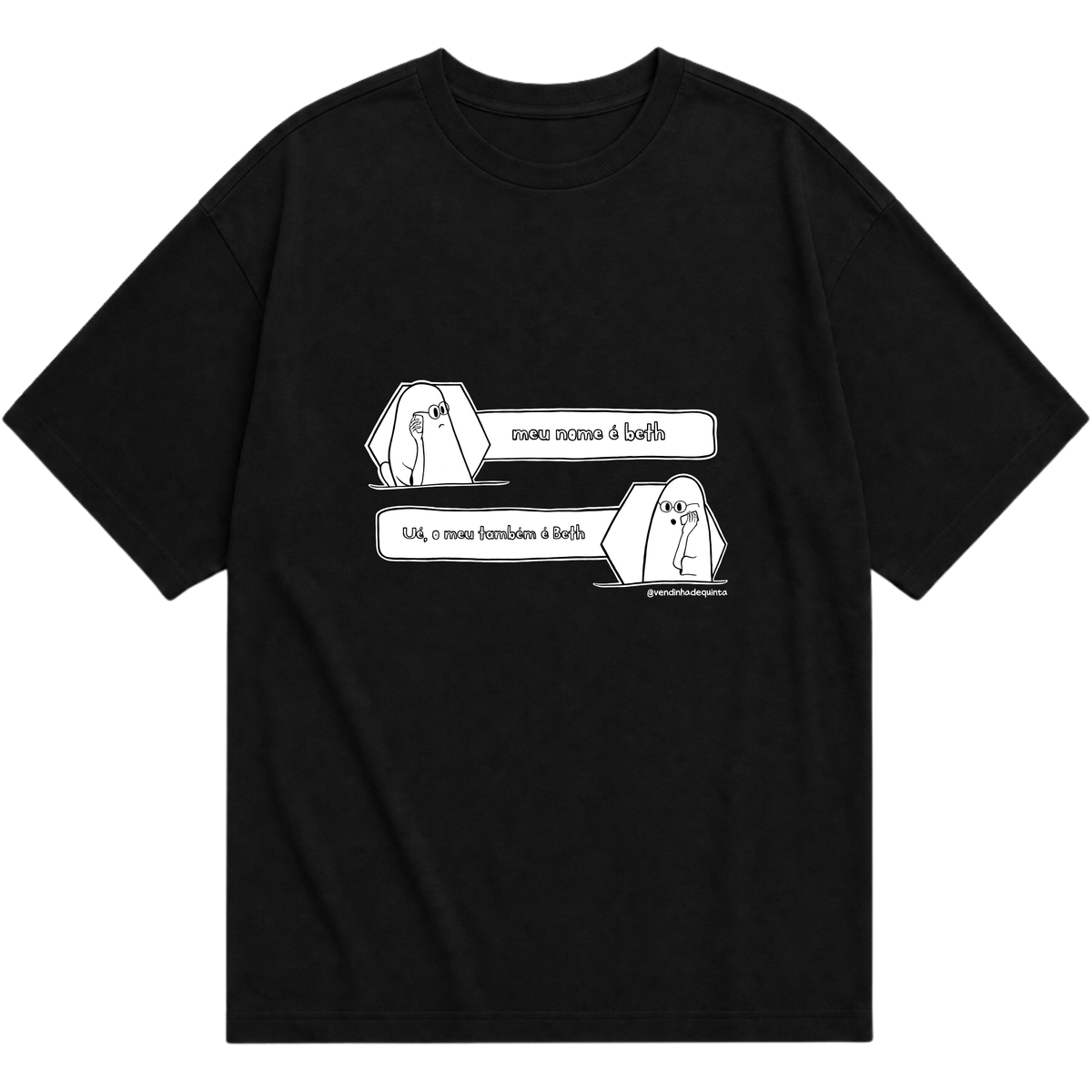 "Meu nome é Beth" Oversized Básica 30.1