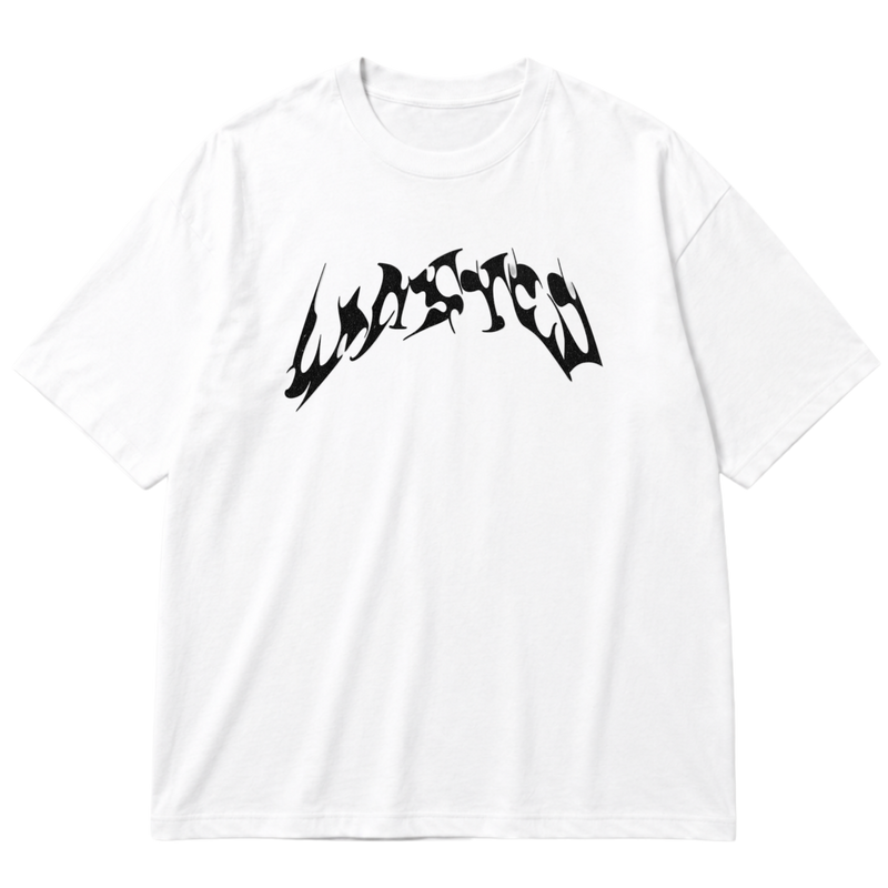 "Oversized "TYPE WASTED" - Heavy" Oversized Premium 96% algodão 4% Elastano