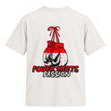 "Camiseta oversized estampa de boxe" Camiseta Regular Suedine