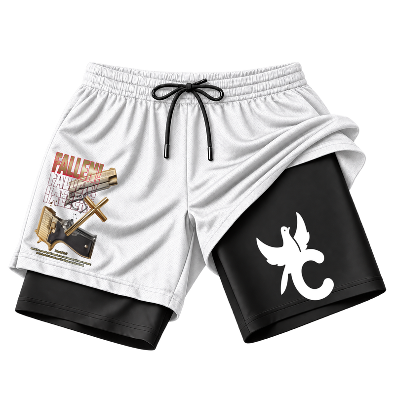 "Produto #022 Short: FALLEN" Short 2 em 1