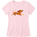 "Dachshund - salsicha" Blusa Baby Look