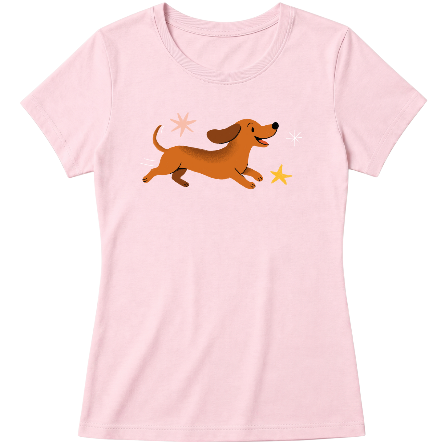 "Dachshund - salsicha" Blusa Baby Look