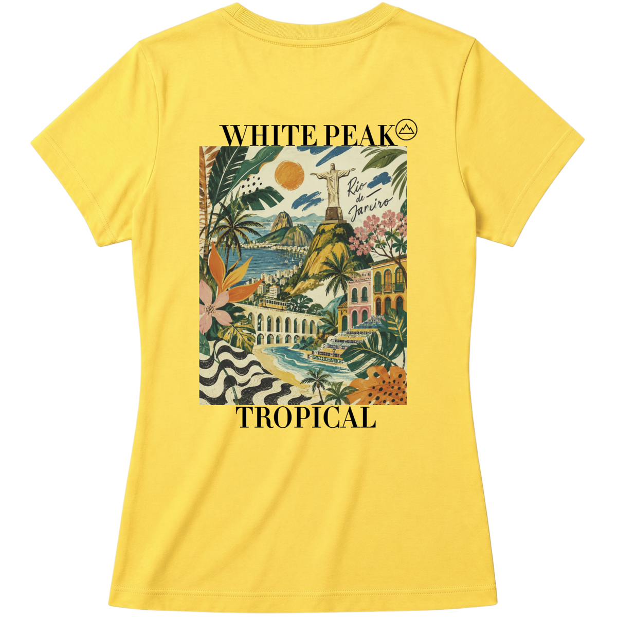"TROPICAL" Blusa Baby Look
