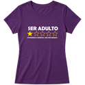 "Baby Look Classic - Vida Adulta: Nota 1" Blusa Baby Look